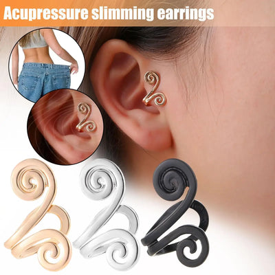 Acupressure Slimming Healthy Earrings Healthcare Loss Weight Non Piercing Slimming Stimulating Acupoints Gallstone Clip